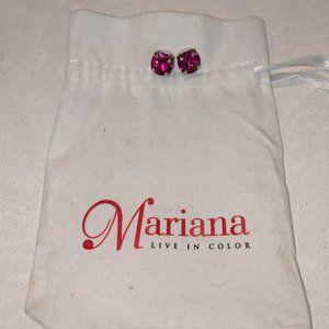 Mariana Silver Plated Stud Earrings